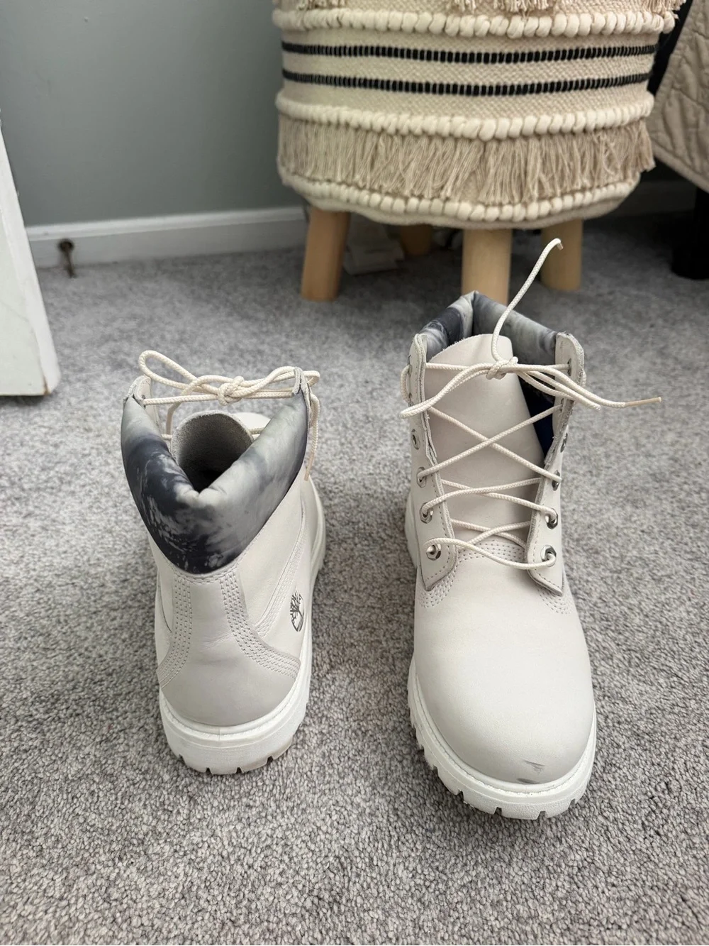 Women’s White Timberland Boots